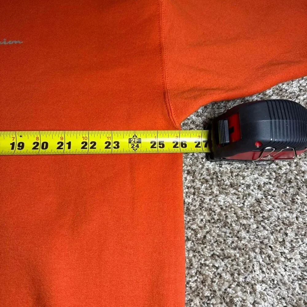 Champion Men's Orange Sweatshirt XL